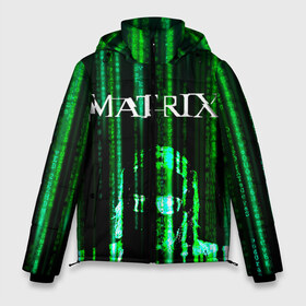 Мужская зимняя куртка 3D с принтом Matrix , верх — 100% полиэстер; подкладка — 100% полиэстер; утеплитель — 100% полиэстер | длина ниже бедра, свободный силуэт Оверсайз. Есть воротник-стойка, отстегивающийся капюшон и ветрозащитная планка. 

Боковые карманы с листочкой на кнопках и внутренний карман на молнии. | keanu | matrix | reeves | the matrix | киану | матрица | морфиус | ривз