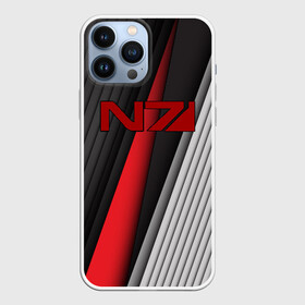 Чехол для iPhone 13 Pro Max с принтом N7 ,  |  | bioware | fantastic | game | john shepard | n7 | normandy | reapers | sci fi | turian | джон шепард | жнецы | турианец