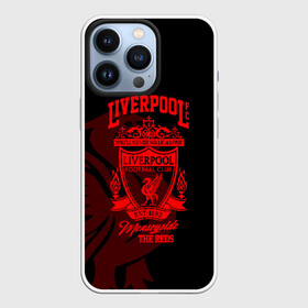 Чехол для iPhone 13 Pro с принтом LIVERPOOL ,  |  | Тематика изображения на принте: lfc | liverpool | sport | ynwa | ливерпуль | лфк | спорт