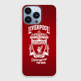 Чехол для iPhone 13 Pro с принтом LIVERPOOL ,  |  | Тематика изображения на принте: lfc | liverpool | sport | ynwa | ливерпуль | лфк | спорт