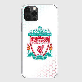 Чехол для iPhone 12 Pro Max с принтом LIVERPOOL , Силикон |  | Тематика изображения на принте: lfc | liverpool | sport | ynwa | ливерпуль | лфк | спорт