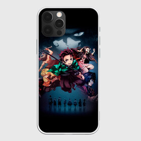 Чехол для iPhone 12 Pro с принтом Kimetsu no Yaiba , силикон | область печати: задняя сторона чехла, без боковых панелей | Тематика изображения на принте: blade of demon | demon slayer | kimetsu no yaiba | клинок | рассекающий демонов