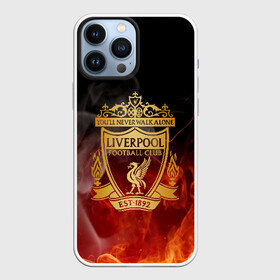 Чехол для iPhone 13 Pro Max с принтом LIVERPOOL ,  |  | lfc | liverpool | sport | ynwa | ливерпуль | лфк | спорт