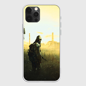 Чехол для iPhone 12 Pro Max с принтом STALKER , Силикон |  | chernobyl | game | games | gsc | logo | s.t.a.l.k.e.r. | stalker | stalker 2 | stalker2 | world | игра | игры | лого | противогаз | с.т.а.л.к.е.р. | символ | сталкер | сталкер 2 | сталкер2 | чернобыль