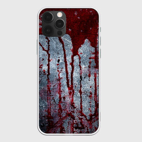 Чехол для iPhone 12 Pro Max с принтом Кровь на металле , Силикон |  | blood | bloody | horror | texture | абстракция | брызги | в крови | краска | красная краска | кровавая | кровь | текстура | ужас