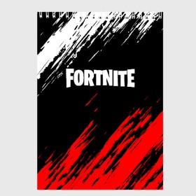 Скетчбук с принтом FORTNITE , 100% бумага
 | 48 листов, плотность листов — 100 г/м2, плотность картонной обложки — 250 г/м2. Листы скреплены сверху удобной пружинной спиралью | Тематика изображения на принте: fortnite | fortnite 2 | fortnite x маршмелло | ikonik | marshmello | ninja | ninja streamer | иконик | ниндзя | фортнайт | фортнайт 2 | фортнайт глава 2