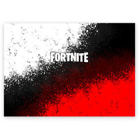 Поздравительная открытка с принтом FORTNITE , 100% бумага | плотность бумаги 280 г/м2, матовая, на обратной стороне линовка и место для марки
 | Тематика изображения на принте: fortnite | fortnite 10 сезон | fortnite x | фортнайт