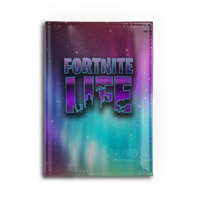 Обложка для автодокументов с принтом Fortnite LIFE , натуральная кожа |  размер 19,9*13 см; внутри 4 больших “конверта” для документов и один маленький отдел — туда идеально встанут права | battle | fortnite | funny | kills | royale | save | season | the | twitch | world | битва | борьба | зомби | королевская | оружие | скины | стратегия | фортнайт