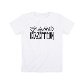 Детская футболка хлопок с принтом Led Zeppelin , 100% хлопок | круглый вырез горловины, полуприлегающий силуэт, длина до линии бедер | Тематика изображения на принте: led | led zeppelin | блюз | группа | джимми пейдж | джон генри бонэм | джон пол джонс | лед зепелен | лед зеппелин | метал | роберт плант | рок | тяжелый | фолк | хард | хардрок | хеви | хевиметал