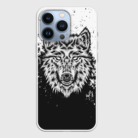 Чехол для iPhone 13 Pro с принтом Волк ,  |  | Тематика изображения на принте: animal | wolf | волк | животные | звери | хищник