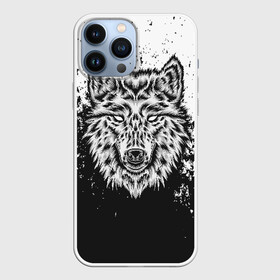 Чехол для iPhone 13 Pro Max с принтом Волк ,  |  | Тематика изображения на принте: animal | wolf | волк | животные | звери | хищник