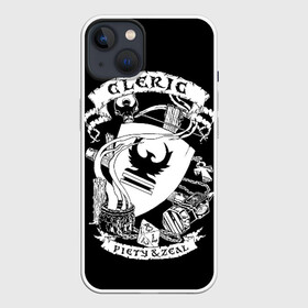 Чехол для iPhone 13 с принтом Cleric ,  |  | dd | dungeon  dragons | dungeon and dragons | данжен энд дрэгонс | днд | игра | настольная игра | подземелья и драконы