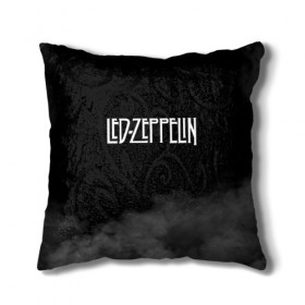 Подушка 3D с принтом Led Zeppelin , наволочка – 100% полиэстер, наполнитель – холлофайбер (легкий наполнитель, не вызывает аллергию). | состоит из подушки и наволочки. Наволочка на молнии, легко снимается для стирки | led zeppelin | лед зеппелин