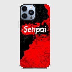 Чехол для iPhone 13 Pro Max с принтом SENPAI ,  |  | Тематика изображения на принте: ahegao | anime | senpai | аниме | ахегао. | ахэгао | семпай | сенпаи