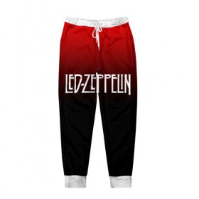Мужские брюки 3D с принтом Led Zeppelin , 100% полиэстер | манжеты по низу, эластичный пояс регулируется шнурком, по бокам два кармана без застежек, внутренняя часть кармана из мелкой сетки | Тематика изображения на принте: led zeppelin | лед зеппелин