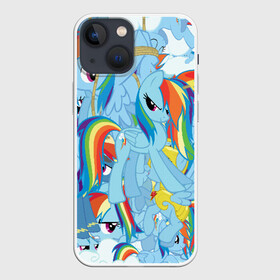 Чехол для iPhone 13 mini с принтом MY LITTLE PONY ,  |  | my little pony | pinkie pie | scootaloo | spike | sweaty balls | искорка | крошка бель | маленькие пони | мульфтфильм | пони | скутолу | эппл блум