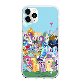 Чехол для iPhone 11 Pro Max матовый с принтом MY LITTLE PONY , Силикон |  | my little pony | pinkie pie | scootaloo | spike | sweaty balls | искорка | крошка бель | маленькие пони | мульфтфильм | пони | скутолу | эппл блум