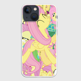 Чехол для iPhone 13 mini с принтом ПОНИ ,  |  | my little pony | pinkie pie | scootaloo | spike | sweaty balls | искорка | крошка бель | маленькие пони | мульфтфильм | пони | скутолу | эппл блум