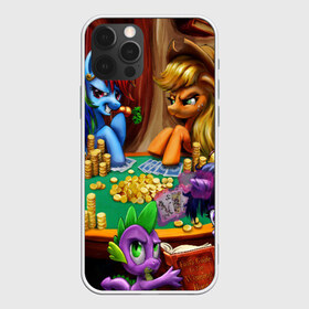 Чехол для iPhone 12 Pro Max с принтом LITTLE PONY , Силикон |  | my little pony | pinkie pie | scootaloo | spike | sweaty balls | искорка | крошка бель | маленькие пони | мульфтфильм | пони | скутолу | эппл блум
