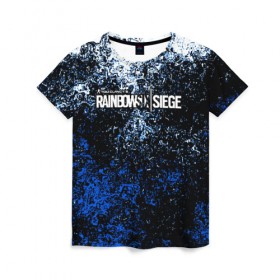 Женская футболка 3D с принтом RAINBOW SIX , 100% полиэфир ( синтетическое хлопкоподобное полотно) | прямой крой, круглый вырез горловины, длина до линии бедер | action | game | rainbow six siege | tom clancys | игры | осада | радуга | радуга 6 | том кленси | шутер