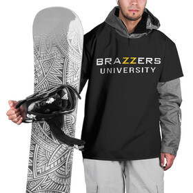 Накидка на куртку 3D с принтом Вrazzers university , 100% полиэстер |  | brazers | brazzers | brazzers university | бразерс | бразэрс | университет бразерс