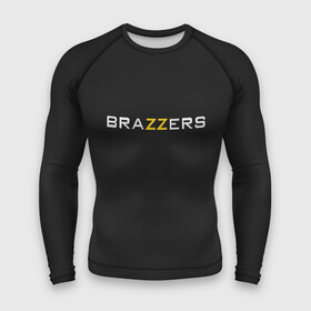 Мужской рашгард 3D с принтом Вrazzers crew (двухсторонняя) ,  |  | brazers | brazzers | brazzers crew | бразерс | браззерс