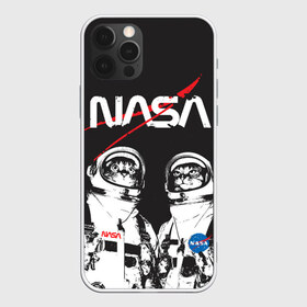 Чехол для iPhone 12 Pro Max с принтом Nasa cats austronaut , Силикон |  | cats austronaut | nasa | space | космос | кот космонавт | наса | насса