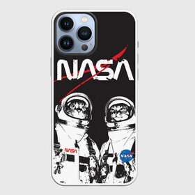 Чехол для iPhone 13 Pro Max с принтом Nasa cats austronaut ,  |  | Тематика изображения на принте: cats austronaut | nasa | space | космос | кот космонавт | наса | насса