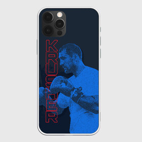 Чехол для iPhone 12 Pro Max с принтом Krusher , Силикон |  | Тематика изображения на принте: boxing | kovalev | krusher | sergey kovalev | wbo | бокс | ковалев