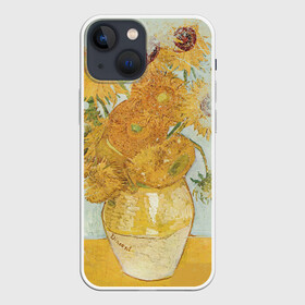 Чехол для iPhone 13 mini с принтом Подсолнухи ,  |  | живопись | искусство | картина | художники | шедевры
