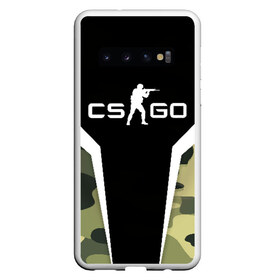 Чехол для Samsung Galaxy S10 с принтом CSGO Camouflage , Силикон | Область печати: задняя сторона чехла, без боковых панелей | Тематика изображения на принте: conter | counter | cs go | csgo | global | offensive | strike | контер | кс го | ксго | страйк