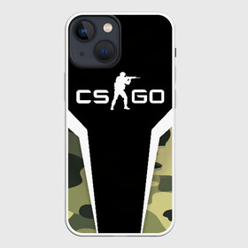 Чехол для iPhone 13 mini с принтом CS:GO Camouflage ,  |  | Тематика изображения на принте: conter | counter | cs go | csgo | global | offensive | strike | контер | кс го | ксго | страйк