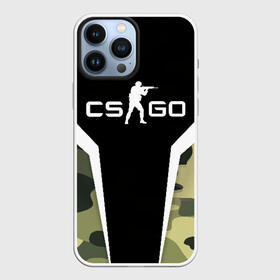 Чехол для iPhone 13 Pro Max с принтом CS:GO Camouflage ,  |  | Тематика изображения на принте: conter | counter | cs go | csgo | global | offensive | strike | контер | кс го | ксго | страйк