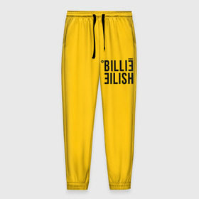 Мужские брюки 3D с принтом BILLIE EILISH (как в bad guy) , 100% полиэстер | манжеты по низу, эластичный пояс регулируется шнурком, по бокам два кармана без застежек, внутренняя часть кармана из мелкой сетки | all | asleep | bad | bellyache | billie | dont | eilish | eyes | fall | guy | logo | music | ocean | reserved | singer | smile | when | yellow | айлиш | били | билли | бэрд | желтая | желтый | лого | музыка | пайрат | певица | эйлиш