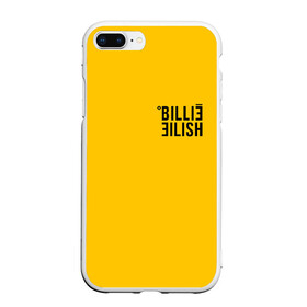 Чехол для iPhone 7Plus/8 Plus матовый с принтом BILLIE EILISH (как в bad guy) , Силикон | Область печати: задняя сторона чехла, без боковых панелей | all | asleep | bad | bellyache | billie | dont | eilish | eyes | fall | guy | logo | music | ocean | reserved | singer | smile | when | yellow | айлиш | били | билли | бэрд | желтая | желтый | лого | музыка | пайрат | певица | эйлиш