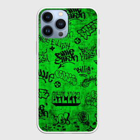 Чехол для iPhone 13 Pro Max с принтом Billie Eilish Graffiti Grunge ,  |  | Тематика изображения на принте: billie | eilish | graffiti | grunge | айлиш | билли | граффити | татуировки