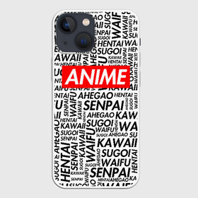 Чехол для iPhone 13 mini с принтом Anime Waifu ,  |  | ahegao | anime | kawai | otaku | senpai | sugoi. | waifu | аниме | ахегао | ахэгао | ковай | отаку | семпай | сенпаи