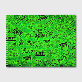Альбом для рисования с принтом Billie Eilish Graffiti glow , 100% бумага
 | матовая бумага, плотность 200 мг. | Тематика изображения на принте: billie | eilish | glow | graffiti | grunge | айлиш | билли | граффити | кислота | татуировки