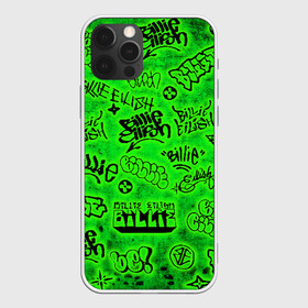 Чехол для iPhone 12 Pro с принтом Billie Eilish Graffiti glow , силикон | область печати: задняя сторона чехла, без боковых панелей | billie | eilish | glow | graffiti | grunge | айлиш | билли | граффити | кислота | татуировки