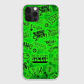 Чехол для iPhone 12 Pro Max с принтом Billie Eilish Graffiti glow , Силикон |  | billie | eilish | glow | graffiti | grunge | айлиш | билли | граффити | кислота | татуировки