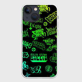 Чехол для iPhone 13 mini с принтом Billie Eilish Graffiti gradien ,  |  | billie | eilish | gradient | graffiti | айлиш | билли | градиент | граффити | татуировки