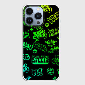 Чехол для iPhone 13 Pro с принтом Billie Eilish Graffiti gradien ,  |  | billie | eilish | gradient | graffiti | айлиш | билли | градиент | граффити | татуировки