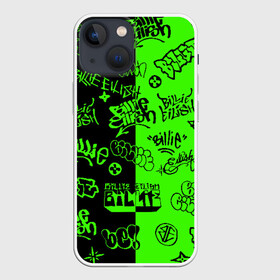 Чехол для iPhone 13 mini с принтом Billie Eilish Graffiti two col ,  |  | billie | eilish | gradient | graffiti | айлиш | билли | граффити | татуировки