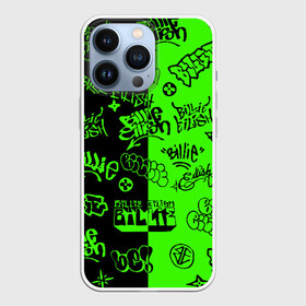 Чехол для iPhone 13 Pro с принтом Billie Eilish Graffiti two col ,  |  | billie | eilish | gradient | graffiti | айлиш | билли | граффити | татуировки