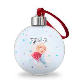 Ёлочный шар с принтом Taylor Swift , Пластик | Диаметр: 77 мм | lover | taylor swift | taylor swift lover | тэйлор свифт