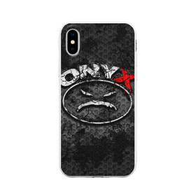 Чехол для iPhone X матовый с принтом Onyx , Силикон | Печать на задней стороне чехла, без боковой панели | fredro starr | onyx | rap | sonny seeza | sticky fingaz | оникс | рэп