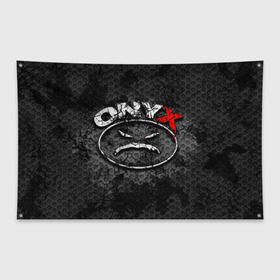 Флаг-баннер с принтом Onyx , 100% полиэстер | размер 67 х 109 см, плотность ткани — 95 г/м2; по краям флага есть четыре люверса для крепления | fredro starr | onyx | rap | sonny seeza | sticky fingaz | оникс | рэп