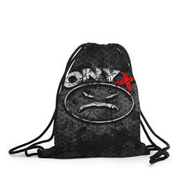 Рюкзак-мешок 3D с принтом Onyx , 100% полиэстер | плотность ткани — 200 г/м2, размер — 35 х 45 см; лямки — толстые шнурки, застежка на шнуровке, без карманов и подкладки | fredro starr | onyx | rap | sonny seeza | sticky fingaz | оникс | рэп
