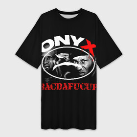 Платье-футболка 3D с принтом Onyx ,  |  | fredro starr | onyx | rap | sonny seeza | sticky fingaz | оникс | рэп