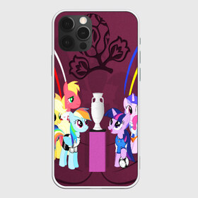 Чехол для iPhone 12 Pro Max с принтом PONY , Силикон |  | Тематика изображения на принте: my little pony | pinkie pie | scootaloo | spike | sweaty balls | искорка | крошка бель | маленькие пони | мульфтфильм | пони | скутолу | эппл блум